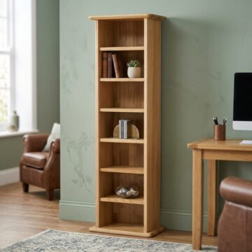 Wellington Oak CD Rack