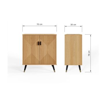 Amara Accent Sideboard | Oak Finish