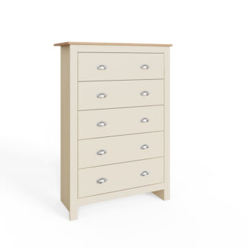 Fife Cream 5 Drawer Chest