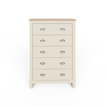 Fife Cream 5 Drawer Chest
