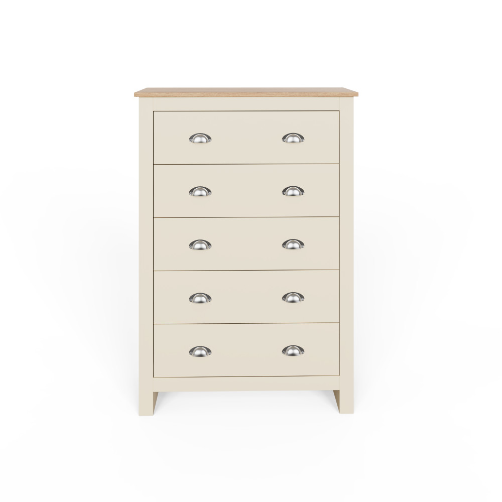 Fife Cream 5 Drawer Chest