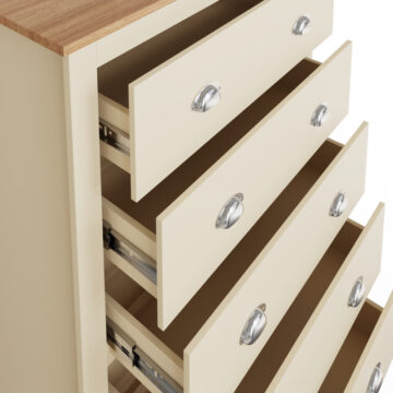 Fife Cream 5 Drawer Chest