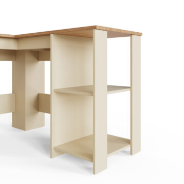 Fife Cream Corner Desk