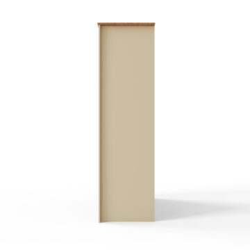 Fife Cream 2 Door Wardrobe with Shelves