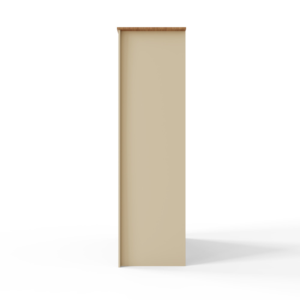 Fife Cream 2 Door Wardrobe with Shelves