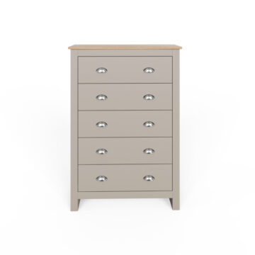 Fife Grey 5 Drawer Chest