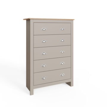 Fife Grey 5 Drawer Chest