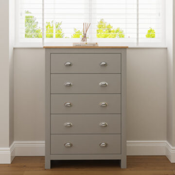 Fife Grey 5 Drawer Chest