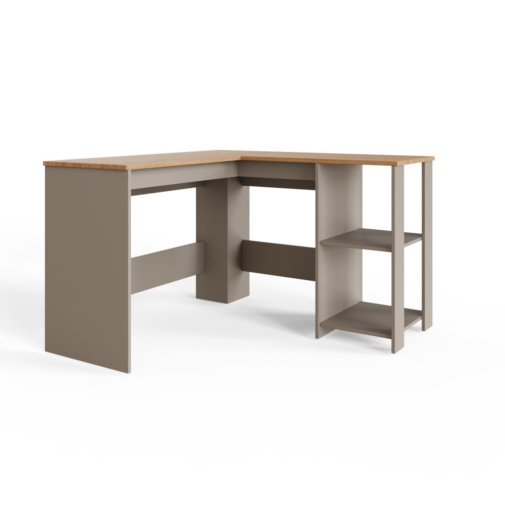 Fife Grey Corner Desk