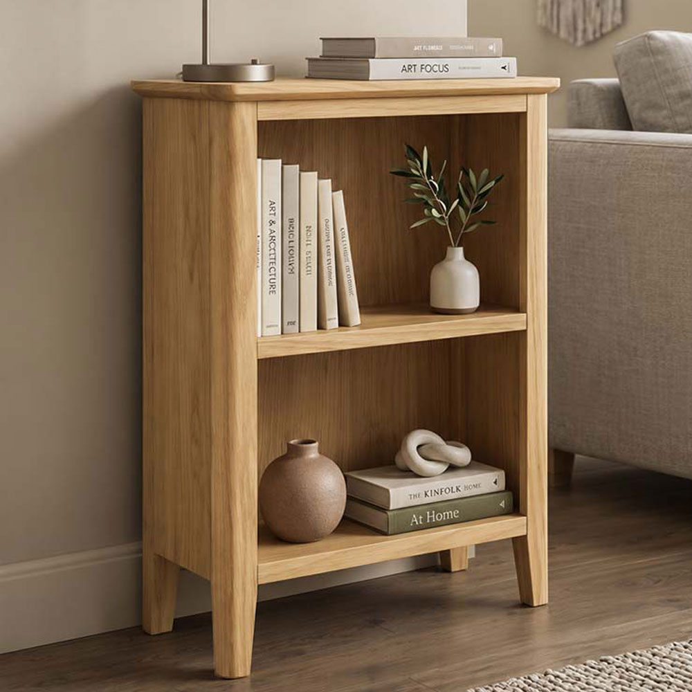 Dover Light Oak Small Bookcase