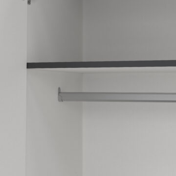 Harlow Matt Grey 4 Door Wardrobe with Drawers