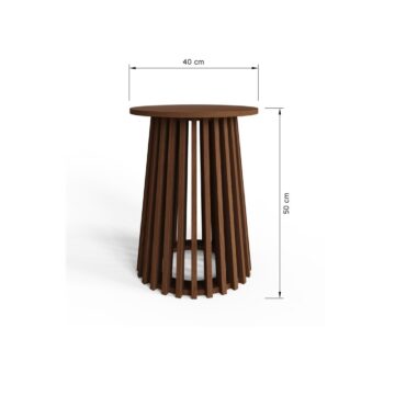 Kaleb Side Table | Walnut Finish