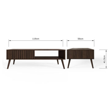 Seaford Coffee Table | Walnut Finish
