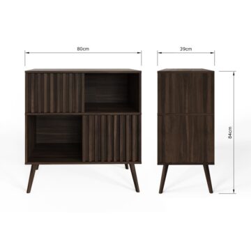 Seaford Compact Sideboard | Walnut Finish