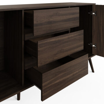 Seaford Large Sideboard | Walnut Finish