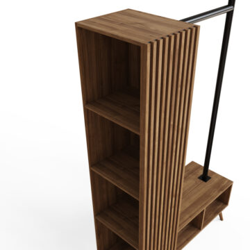 Seaford Smart Storage Wardrobe | Oak Finish