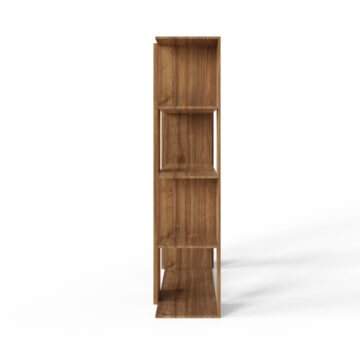 Seaford Wide Shelving Unit | Oak Finsh