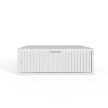 Sienna White Wall Mounted Bedside Table