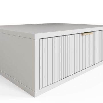 Sienna White Wall Mounted Bedside Table