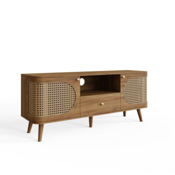 Sorrel Rattan TV Unit