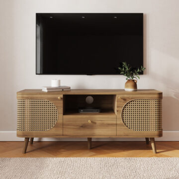 Sorrel Rattan TV Unit