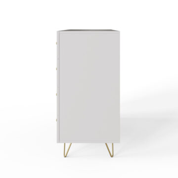 Thalia White 4 Drawer Chest