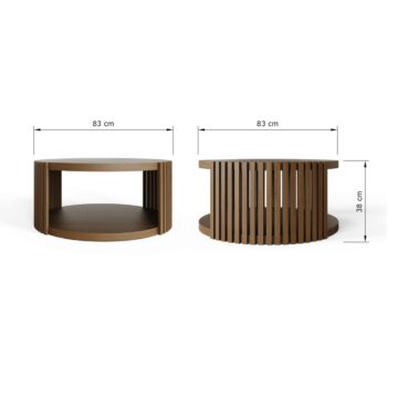Zadie Coffee Table | Walnut Finish