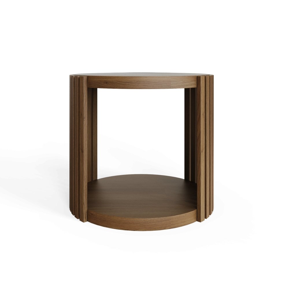 Zadie Side Table | Walnut Finish