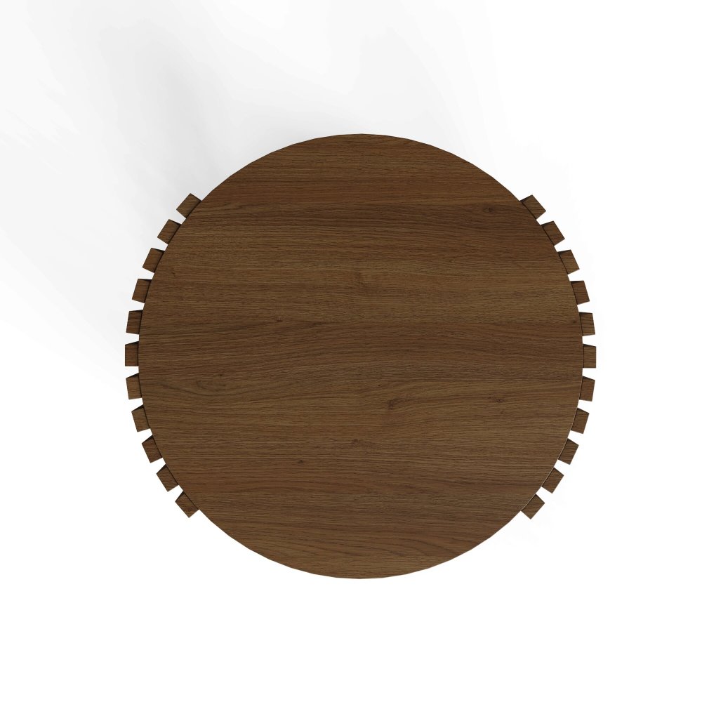Zadie Side Table | Walnut Finish