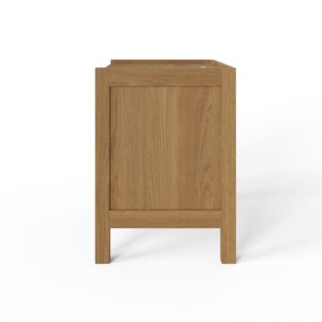 Zion 2 Drawer Bedside Table | Oak Finish